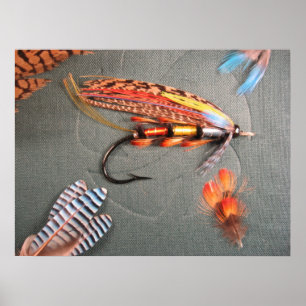 Lachs Fly "The Popham" Poster