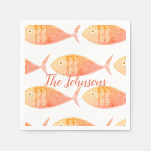 Lachs-Gruppe Napkins Serviette