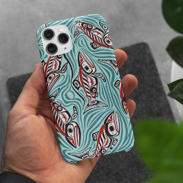 Lachs Haida Art Spirit Pacific Native Case-Mate iPhone 14 Pro Max Hülle