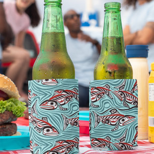 Lachs Haida Art Spirit Pacific Native Dosenkühler