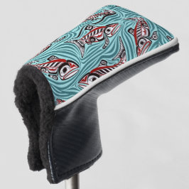 Lachs Haida Art Spirit Pacific Native Golf Headcover