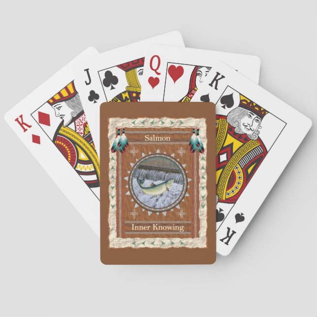 Lachs - Inner Known Classic Playing Cards Spielkarten (Rückseite)