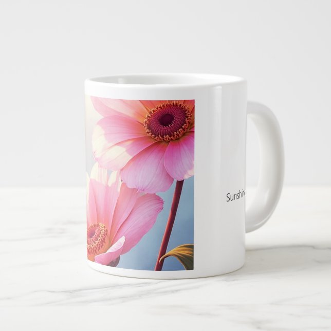 Lachs Jumbo-Tasse (Vorderseite Rechts)