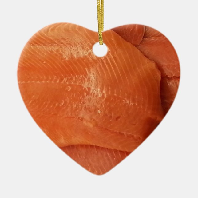 Lachs Keramikornament (Vorne)
