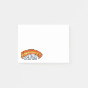 Lachs Nigiri Sushi Fisch Japanisch Essen Post Post-it Klebezettel