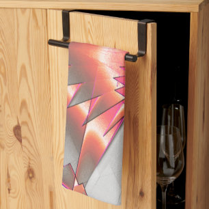 Lachs oder Pfirsich, extrem grob digitalisiert Geschirrtuch