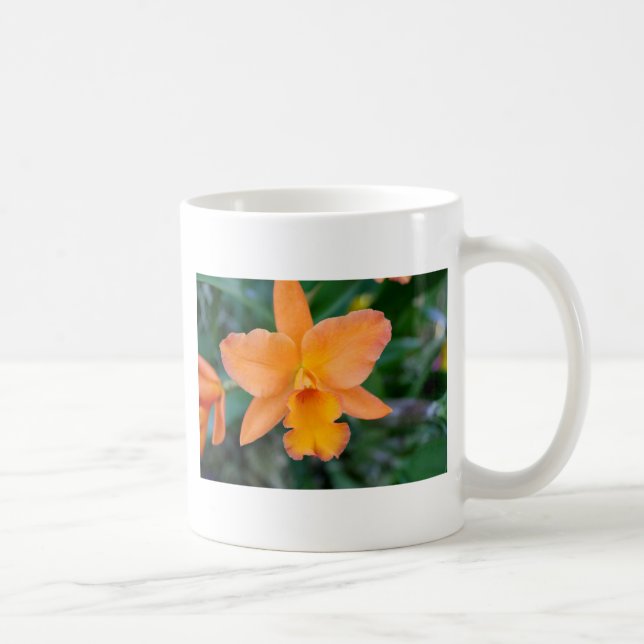 Lachs Orchid Kaffeetasse (Rechts)