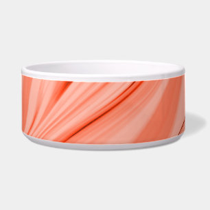 Lachs, pfirsichfarben, klare Korallen und rosa Napf