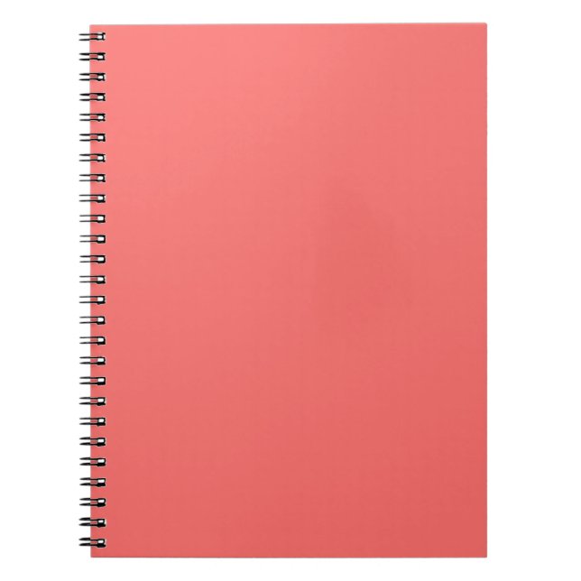 Lachs-Pink-Notebook Notizblock (Vorderseite)