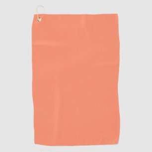 Lachs Rosa Farbe Trendfarbe Golfhandtuch