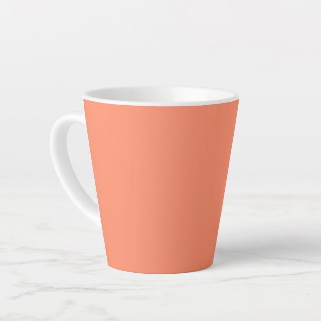Lachs Rosa Farbe | Trendfarbe Milchtasse (Linke Ecke)