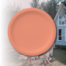 Lachs Rosa Farbe | Trendfarbe Pappteller