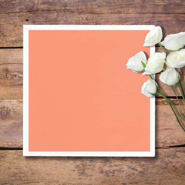 Lachs Rosa Farbe | Trendfarbe Serviette (Von Creator hochgeladen)