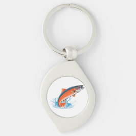 Lachs Schlüsselanhänger