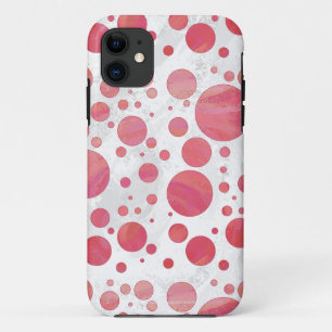 Lachs Swirl Dot Pattern Case-Mate iPhone Hülle