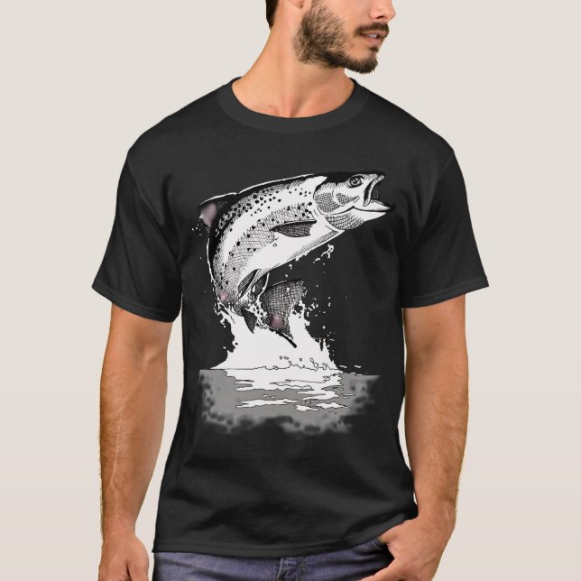 Lachs! T-Shirt (Vorderseite)