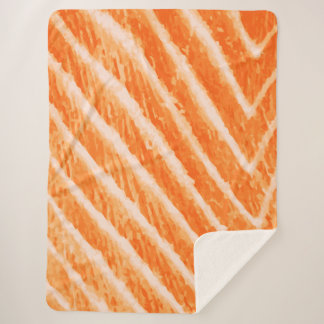 Lachs Textur Plush Blanket Sherpadecke