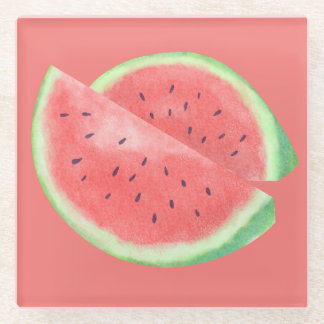 Lachs Watermelon Glass Untersetzer
