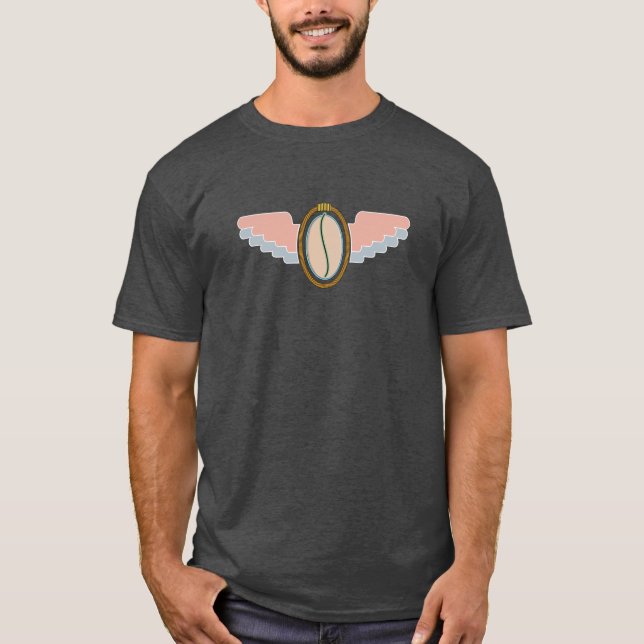 Lachs Wing Flying Monster Zombie-Virus T-Shirt (Vorderseite)