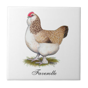 LachsFaverolle Henne Fliese