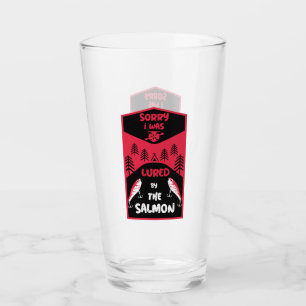 Lachsfischerei Kanada Glas
