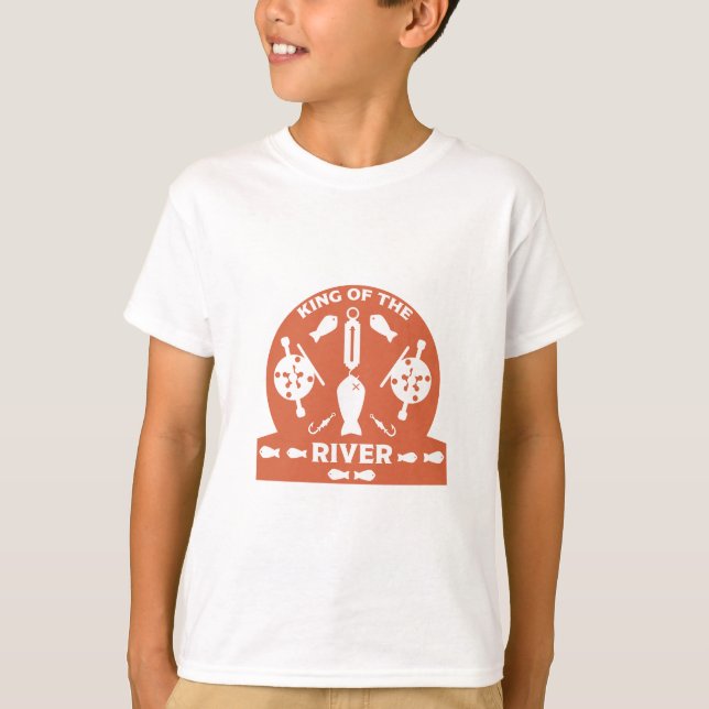 Lachsfischerei Kanada T-Shirt (Vorderseite)