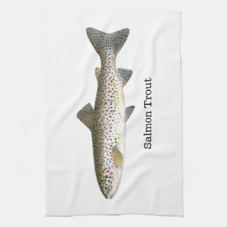 Lachsforelle-Fische Geschirrtuch
