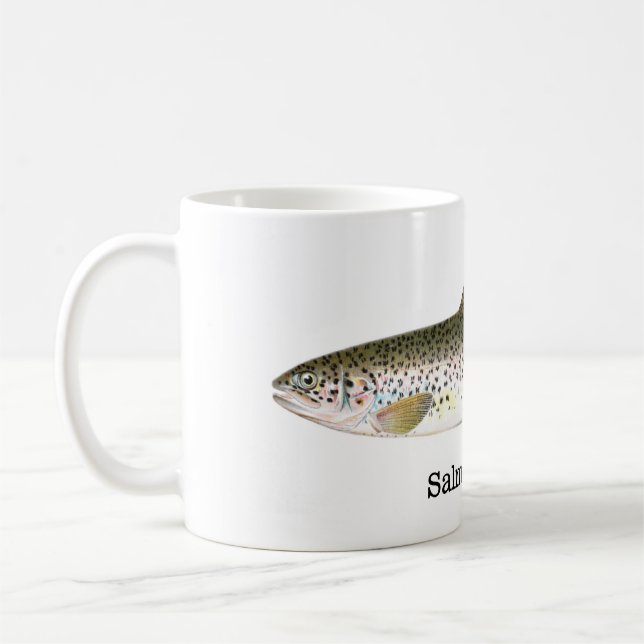 Lachsforelle-Fische Tasse (Links)