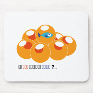 Lachsrogen Mousepad