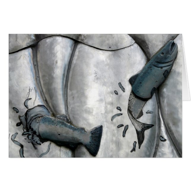 Lachsspringen (Vorderseite (Horizontal))