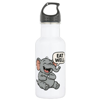 Lacht ab! Funny Laughing Elephant Water Flasche Edelstahlflasche