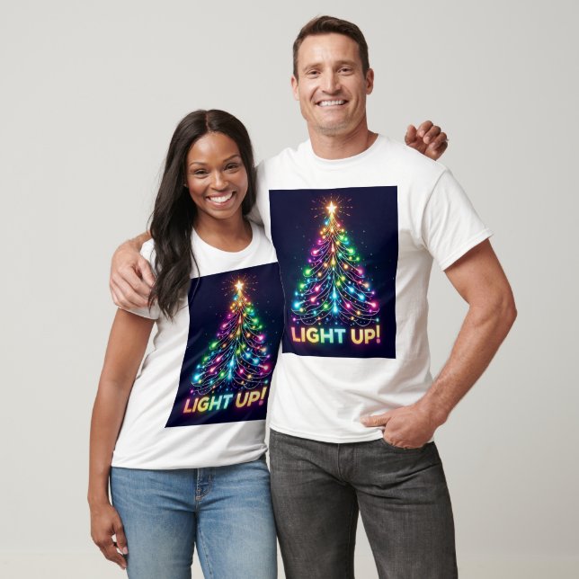 Lacht auf! - Rainbow Christmas Tree T - Shirt (Unisex)