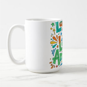 Lacht in großen Mengen – Lustiges Humor Grafik T-S Kaffeetasse