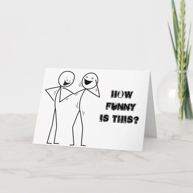 "LACHTEN" WIE FUNKTIONIERT ES? SIE SIND **50** KARTE (Vorderseite)