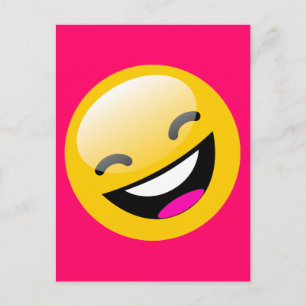 LACHTGESICHT POSTKARTE