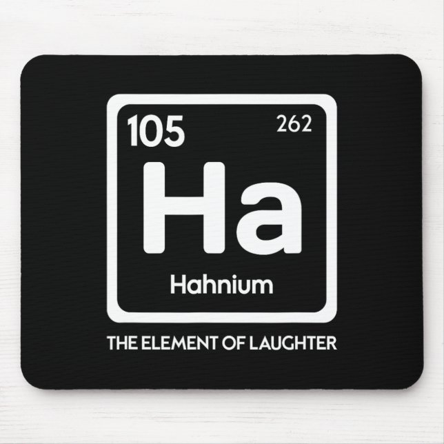 Lachyoga Lachen Ha Das Element Pun  Mousepad (Vorne)
