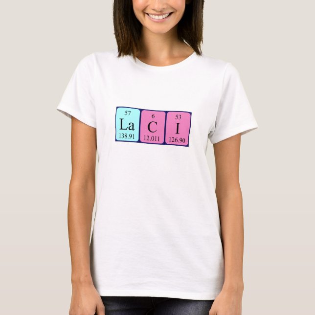 Laci Periodenname Shirt (Vorderseite)