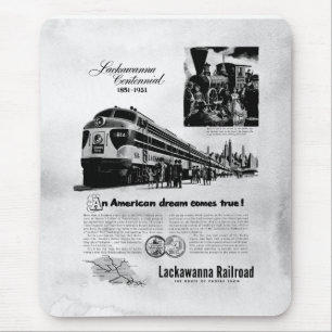Lackawanna Railroad 1951 Mousepad