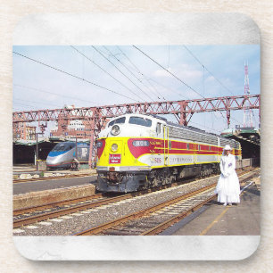 Lackawanna Railroad und Eine Phoebe Snow Getränkeuntersetzer