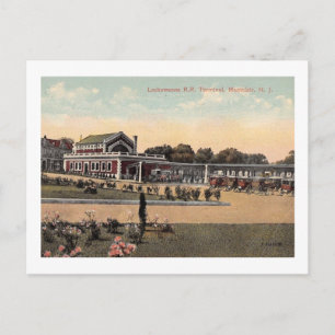 Lackawanna RR Bahnhof, Montclair NJ Vintage Postkarte