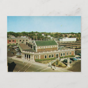 Lackawanna-Station, Montclair NJ Vintage Postkarte