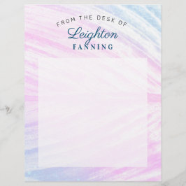 Lackiertes tropisches Leaf Briefbogen