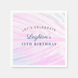 Lackiertes tropisches Leaf Serviette