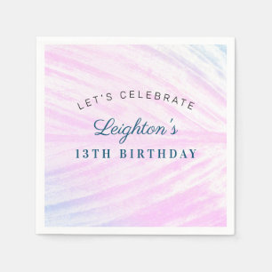 Lackiertes tropisches Leaf Serviette