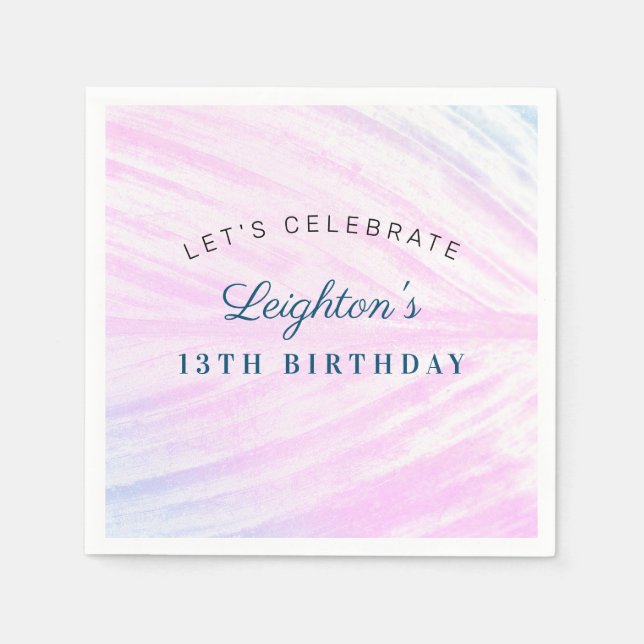 Lackiertes tropisches Leaf Serviette (Vorderseite)