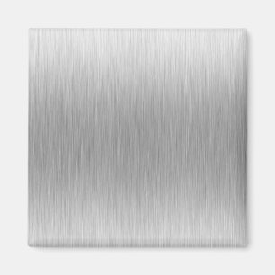 Lackstahl aus gebürstetem Aluminium Magnet