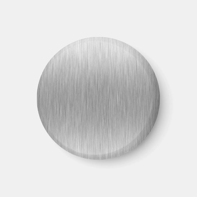 Lackstahl aus gebürstetem Aluminium Magnet (Vorne)