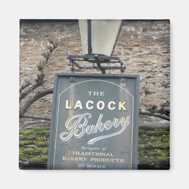 Lacock Bakery, Lacock, Wiltshire, Vereinigtes Köni Magnet (Vorne)