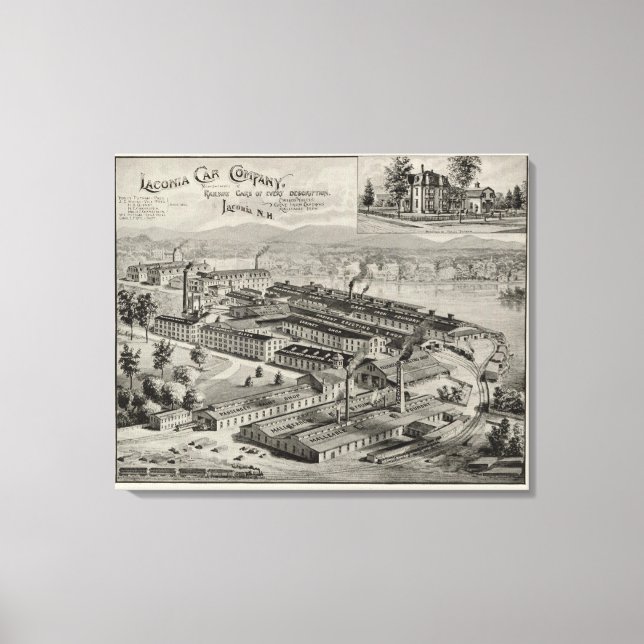 Laconia Car Company Leinwanddruck (Vorderseite)