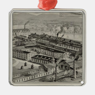 Laconia Car Company Silbernes Ornament